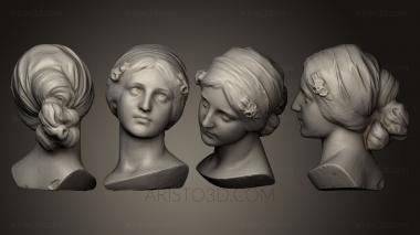 Busts and heads antique and historical (BUSTA_0499) 3D model for CNC machine
